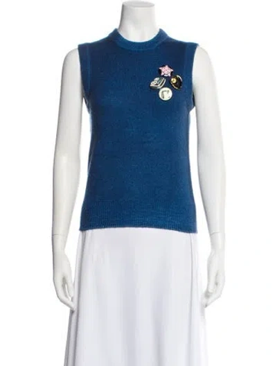 Pre-owned Louis Vuitton 2021 Cashmere Sweater In Blue