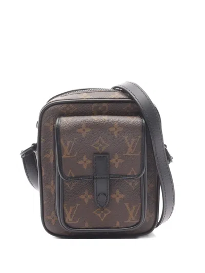 Pre-owned Louis Vuitton 2021 Christopher Monogram Macassar Shoulder Bag In Brown
