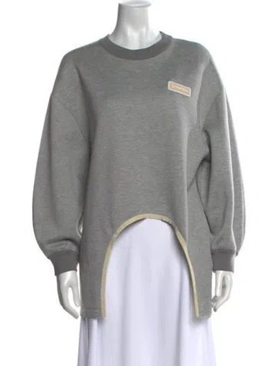 Pre-owned Louis Vuitton 2021 Crew Neck Sweatshirt In Grey