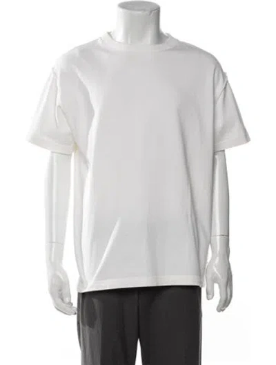 Pre-owned Louis Vuitton 2021 Crew Neck T-shirt In White
