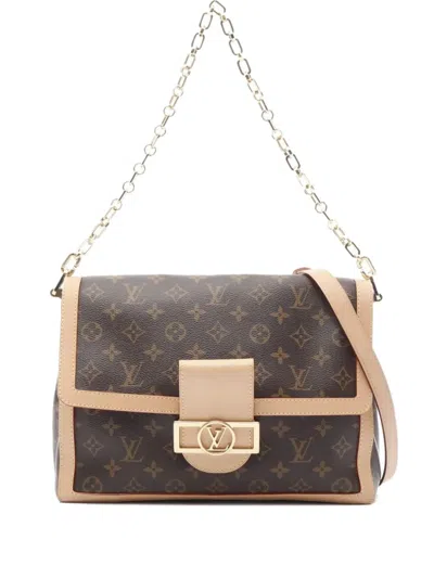 Pre-owned Louis Vuitton 2021 Dauphine Soft Gm Shoulder Bag In Brown