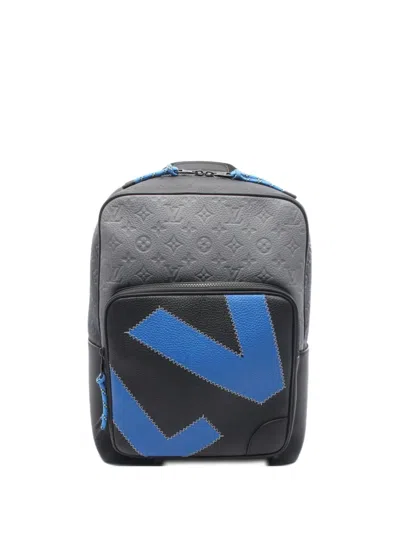 Pre-owned Louis Vuitton 2021 Dean Backpack In Black