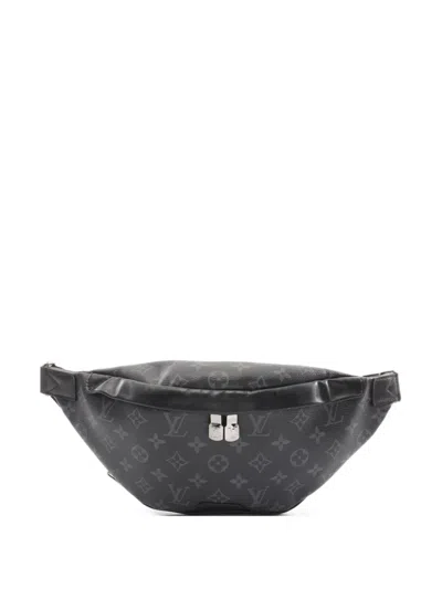 Pre-owned Louis Vuitton 2021 Discovery Pm Belt Bag In Black