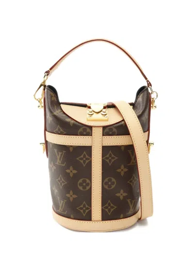 Pre-owned Louis Vuitton 2021 Duffle Bucket Bag In Brown