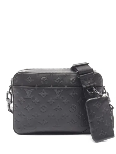 Pre-owned Louis Vuitton 2021 Duo Shoulder Bag In Black