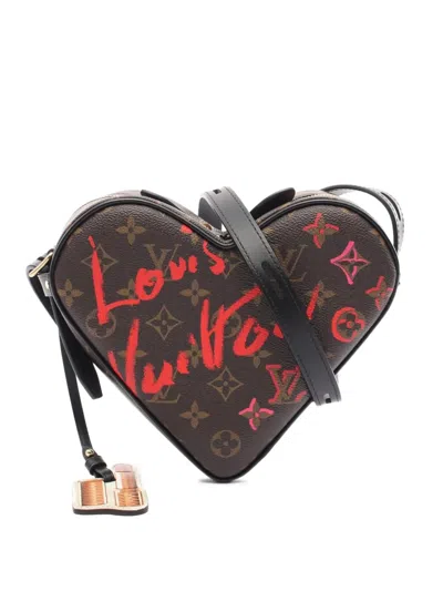 Pre-owned Louis Vuitton 2021 Fall In Love Sac Coeur Cross Body Bag In Brown
