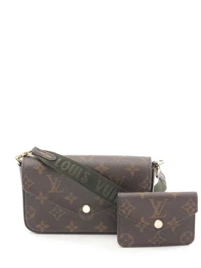 Pre-owned Louis Vuitton 2021 Felicie Shoulder Bag In Brown