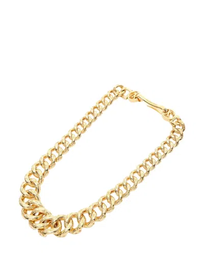 Pre-owned Louis Vuitton 2021 Gold Plated Monogram Collier 2d Chain Necklace Costume Necklace
