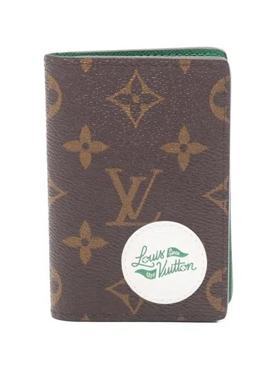 Pre-owned Louis Vuitton 2021 Golf Monogram Wallet In Brown