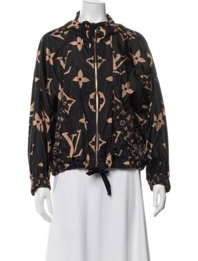 Pre-owned Louis Vuitton 2021 Graphic Print Jacket In Black