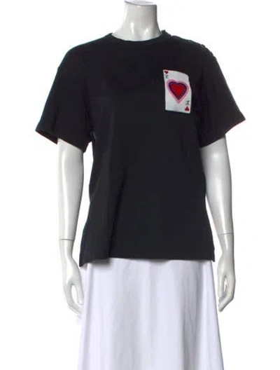 Pre-owned Louis Vuitton 2021 Graphic Print T-shirt In Black