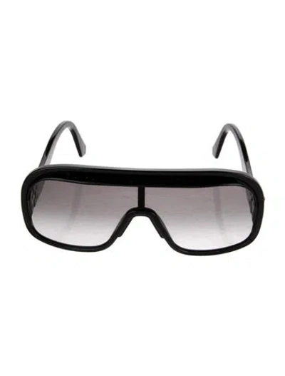 Pre-owned Louis Vuitton 2021 Heather Strass Sunglasses In Black