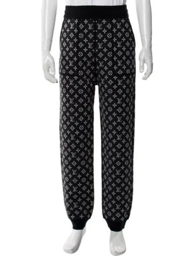 Pre-owned Louis Vuitton 2021 Joggers In Black/white
