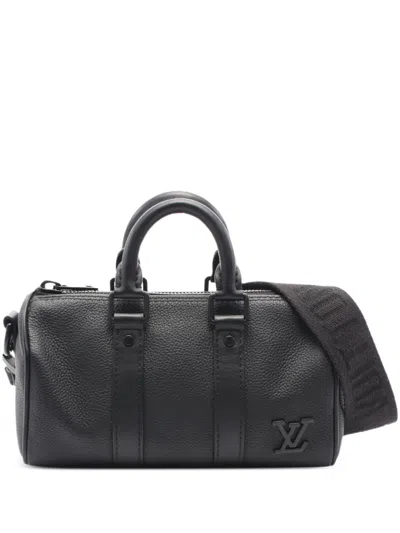Pre-owned Louis Vuitton 2021 Keepall Xs Two-way Travel Bag In Black