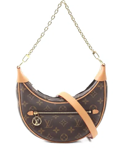 Pre-owned Louis Vuitton 2021's Loop Shoulder Bag In Brown