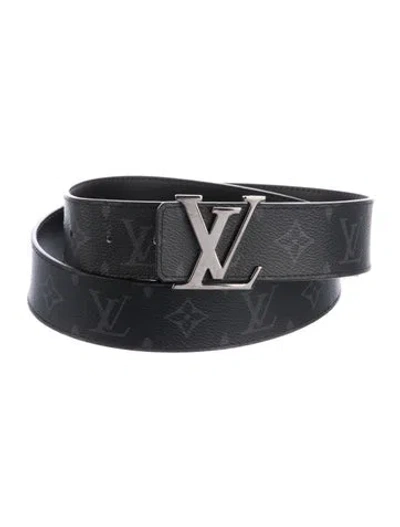 Pre-owned Louis Vuitton 2021 Lv Initiales 40mm Reversible Waist Belt In Multi