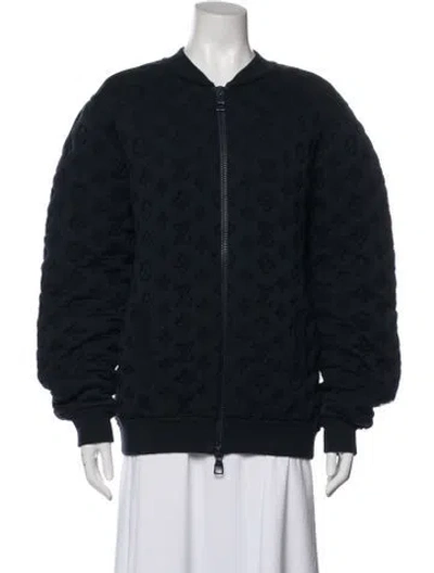 Pre-owned Louis Vuitton 2021 Lv Monogram Bomber Jacket In Blue
