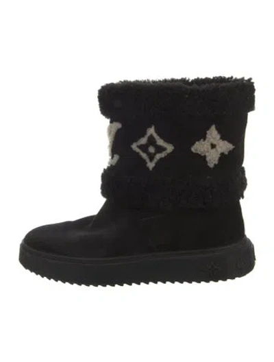 Pre-owned Louis Vuitton 2021 Lv Monogram Boots In Black