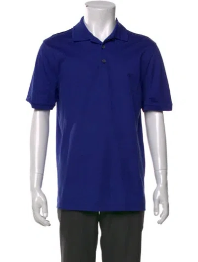 Pre-owned Louis Vuitton 2021 Lv Monogram Polo Shirt In Blue