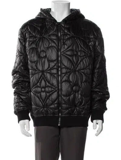 Pre-owned Louis Vuitton 2021 Lv Monogram Puffer Coat In Black