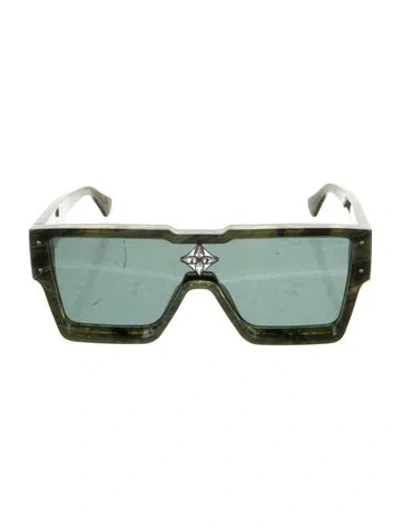 Pre-owned Louis Vuitton 2021 Lv Monogram Sunglasses In Green