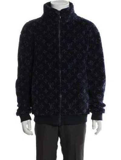 Pre-owned Louis Vuitton 2021 Lv Monogram Windbreaker In Blue