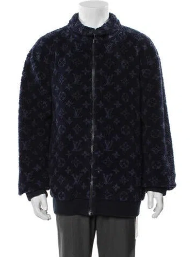 Pre-owned Louis Vuitton 2021 Lv Monogram Windbreaker In Blue