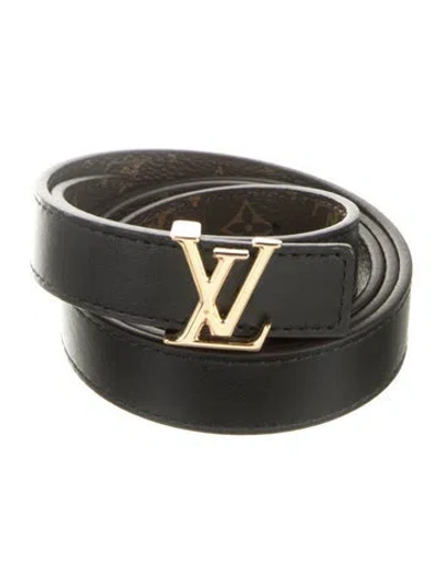 Pre-owned Louis Vuitton 2021 Lv Optic 40 Mm Reversible Belt Belt In Brown