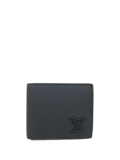 Pre-owned Louis Vuitton 2021 Marco Bi-fold Wallet In Black