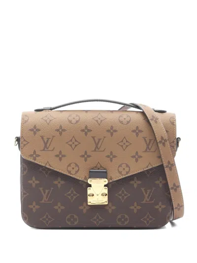 Pre-owned Louis Vuitton 2021 Metis Mm Cross Body Bag In Brown