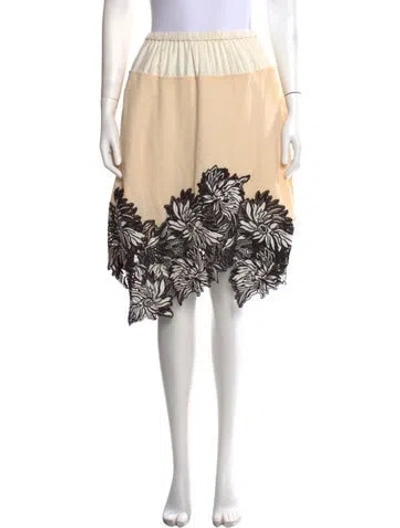 Pre-owned Louis Vuitton 2021 Midi Length Skirt In Neutral
