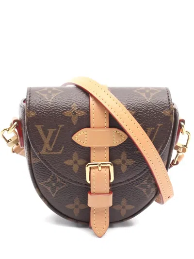 Pre-owned Louis Vuitton 2021 Mini Chantilly Monogram Shoulder Bag In Brown