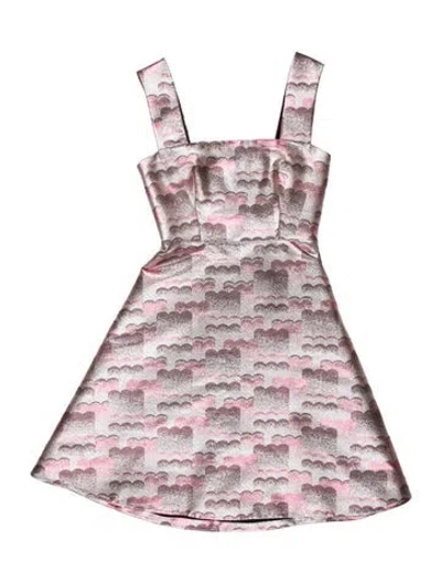 Pre-owned Louis Vuitton 2021 Mini Dress In Metallic/pink