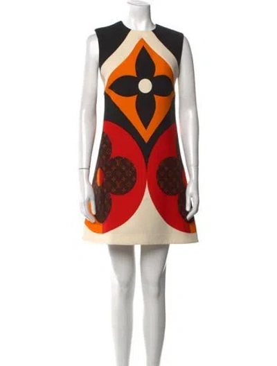 Pre-owned Louis Vuitton 2021 Mini Dress In Neutral