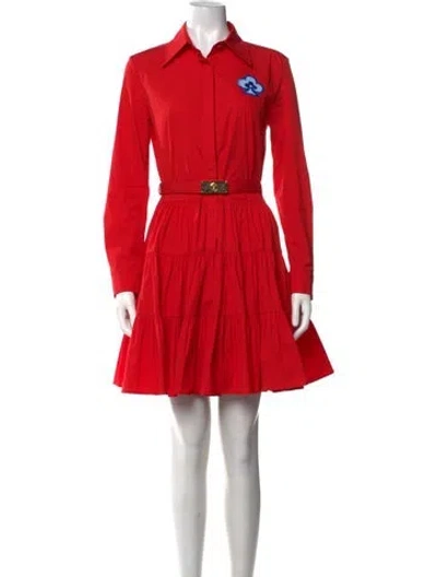 Pre-owned Louis Vuitton 2021 Mini Dress In Red