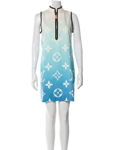 Pre-owned Louis Vuitton 2021 Mini Dress W/ Tags In Blue