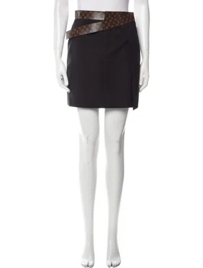 Pre-owned Louis Vuitton 2021 Mini Skirt In Black