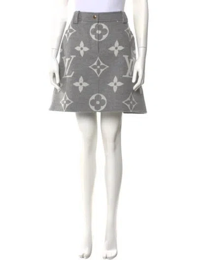 Pre-owned Louis Vuitton 2021 Mini Skirt W/ Tags In Gray