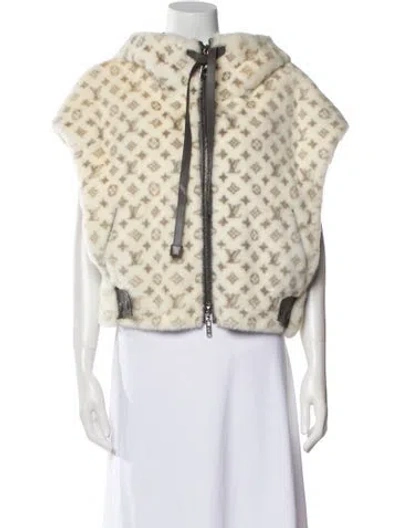 Pre-owned Louis Vuitton 2021 Mink Fur Coat In Neutral