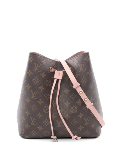 Pre-owned Louis Vuitton 2021 Mm Néonoé Monogram Shoulder Bag In Brown