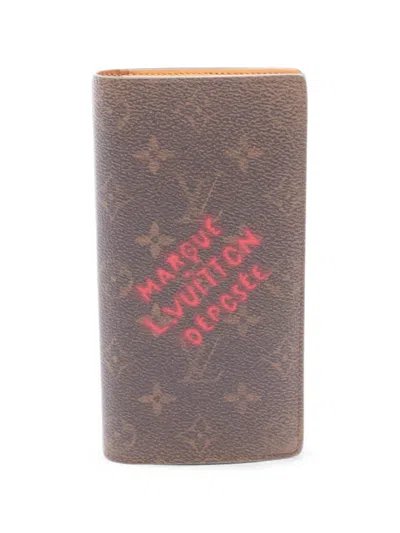 Pre-owned Louis Vuitton 2021 Monogram Brazza Wallet In Brown
