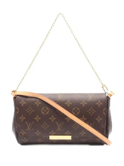 Pre-owned Louis Vuitton 2021 Monogram Chain Mm Tote Bag In Brown