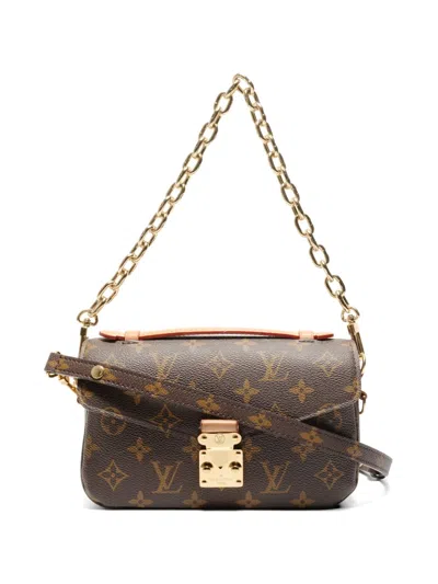 Pre-owned Louis Vuitton 2021 Monogram Chain Shoulder Bag In Brown