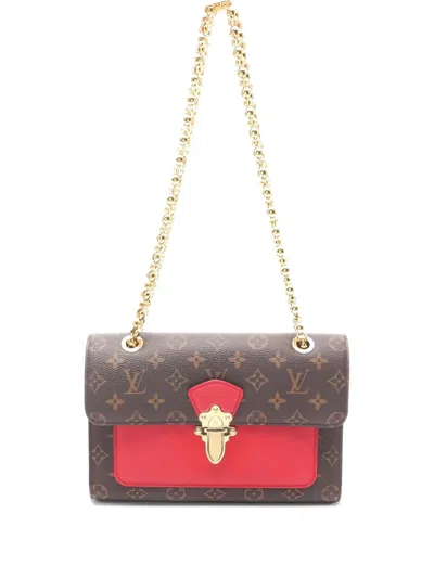 Pre-owned Louis Vuitton 2021 Monogram Chain Victor Shoulder Bag In Brown