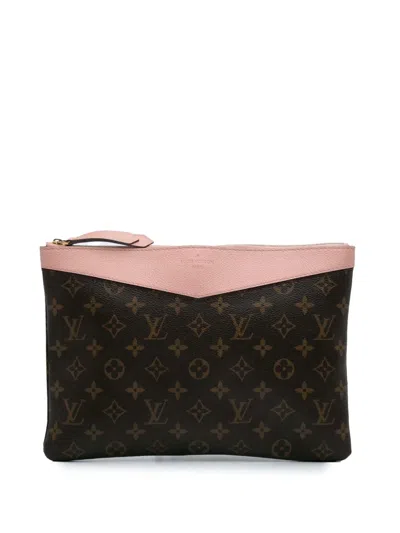 Pre-owned Louis Vuitton 2021 Monogram Daily Pouch Clutch Bag