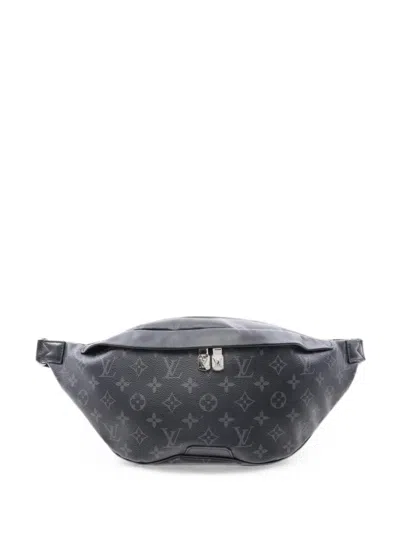Louis Vuitton 2021 Monogram Eclipse Discovery Belt Bag In Gray