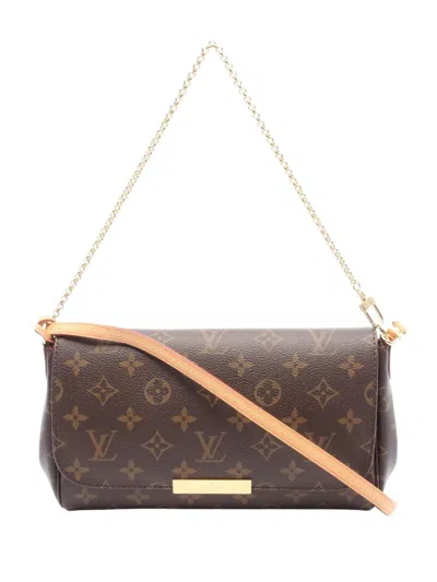 Pre-owned Louis Vuitton 2021 Monogram Favorite Mm Satchel In Brown