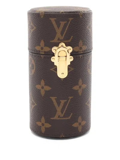 Pre-owned Louis Vuitton 2021 Monogram Fragrance Case In Brown