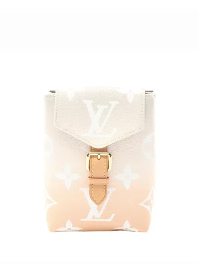 Pre-owned Louis Vuitton 2021 Monogram Giant By The Pool Tiny Backpack In Gray