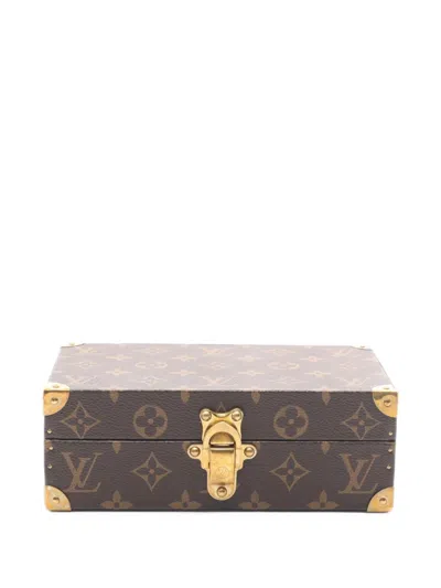 Pre-owned Louis Vuitton 2021 Monogram Jewelry Box In Brown